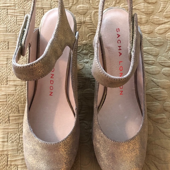 Sacha London-Metallic Heels - Picture 2 of 4